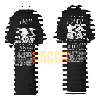 Bacon Addicts Keto Low Carb Diet Ketosis Bacon Lover Ketones T-Shirt - Monsterry