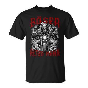 Bad Old Man Motorcycle Rider Biker T-Shirt - Geschenkecke