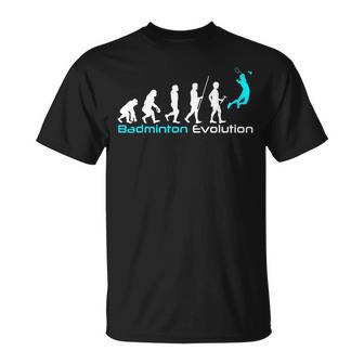 Badminton Evolution For Badminton Lovers T-Shirt - Geschenkecke