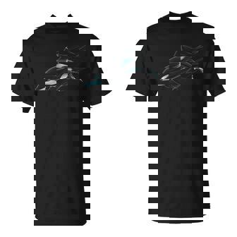 Ballena Orca Cuello Camiseta unisex - Regaloses