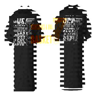 Baloncesto Una Chica Con El Basket Divertido Basketball Camiseta unisex - Regaloses