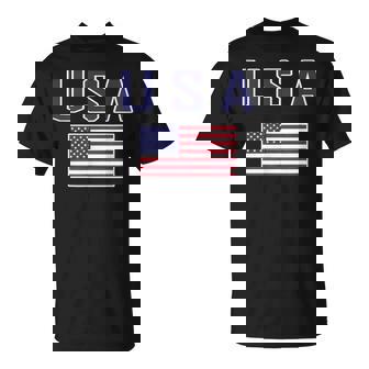 Bandera Americana Cool Patriotic Usa Banderas Hombres Es Camiseta unisex - Regaloses