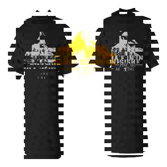 Banff Sunshine Canada Ski Resort Esquí Alpino Camiseta unisex - Regaloses