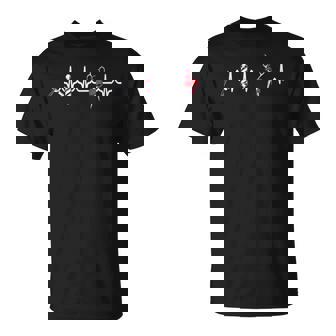 Barber Heartbeat Pole Shirt Haircut Comb Blade Beard T-Shirt - Monsterry