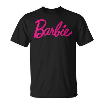 Barbie Official Barbie Logo Ladies Multi Colour T-Shirt - Geschenkecke