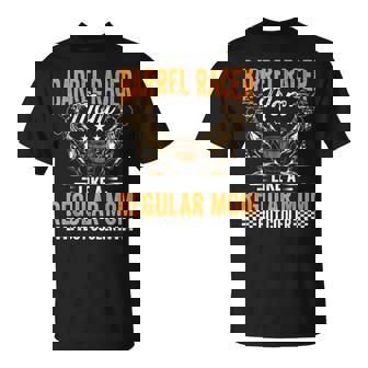 Barrel Racer Mom Horse Racing Barrel Racing Horse Riding T-Shirt - Monsterry
