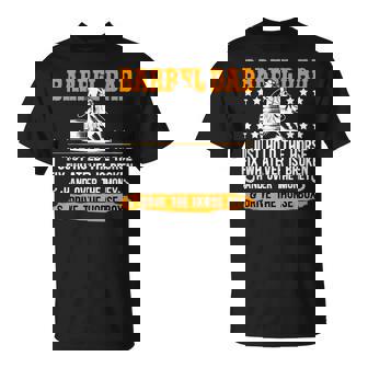Barrel Racing Dad Definition Dad Of A Barrel Racer Father T-Shirt - Monsterry