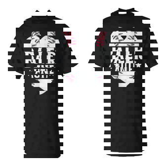 Baseball Aunt Baller Auntie Mother's Day Mom Women T-Shirt - Seseable