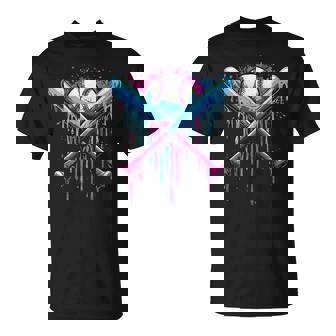 Baseball Bat Drip Graphic T-Shirt | Mazezy