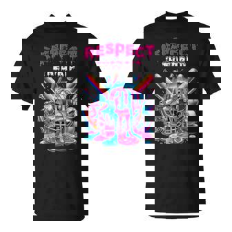 Baseball Drip Ice Cream Dripping Respect Drip N Boy Girl T-Shirt - Monsterry