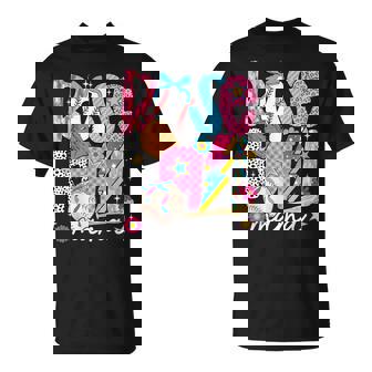 Baseball Mama Coquette Bow Game Day Baseball Mom T-Shirt | Mazezy