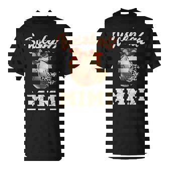 Baseball Mimi Bandana Leopard Heart Fans Mother's Day T-Shirt | Mazezy