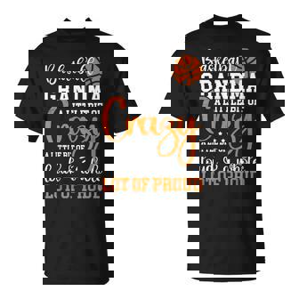 Basketball Grandma Proud Grandmother Of A Basketball Player T-Shirt | Mazezy