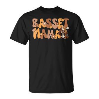 Basset Hound Groovy World's Best Basset Mama T-Shirt - Geschenkecke