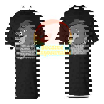 Become Ungovernable Cute Baby Hippo Moo Deng Saying T-Shirt - Monsterry