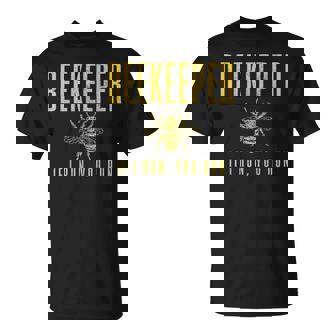Beekeeper If I Run You Run Beekeeping Beekeeper T-Shirt - Monsterry