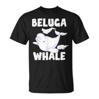 Beluga Whale Ocean Animal Lover Sea Animal Mammal Beluga T-Shirt - Geschenkecke