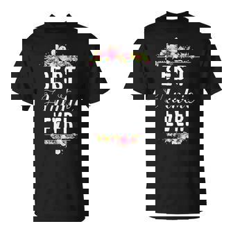 Best Auntie Ever Co Best Auntie Ever Floral Aunt T-Shirt | Seseable CA