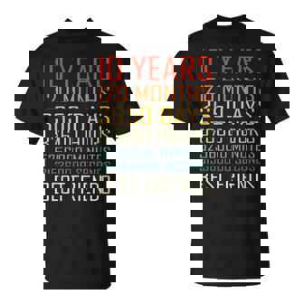 Best Friends Vintage 10 Years Friendship Anniversary T-Shirt - Monsterry