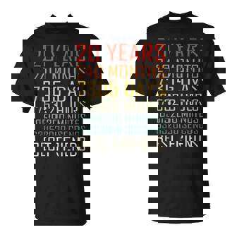 Best Friends Vintage 20 Years Friendship Anniversary Tank Top T-Shirt - Monsterry