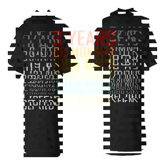 Best Friends Vintage 3 Years Friendship Anniversary T-Shirt - Monsterry