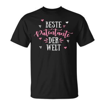 Beste Patentante Der Welt Aunt T-Shirt - Geschenkecke