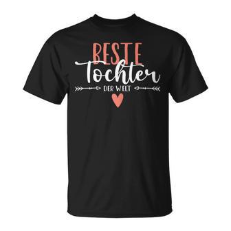 Beste Tochter Der Welt Heart T-Shirt - Geschenkecke