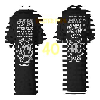 Bester Papa Jetzt Inersion 40 Papa Birthday 40 S T-Shirt - Seseable