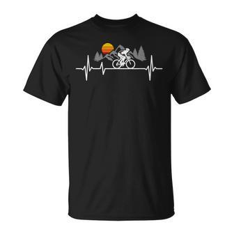 Bicycle Heartbeat Cyclist Road Bike T-Shirt - Geschenkecke