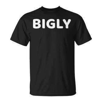 BIGLY Dark Heather Blue Asphalt Cranberry T-Shirt - Monsterry