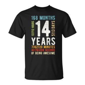 Birthday 14 14 Years Boys Girls T-Shirt - Geschenkecke