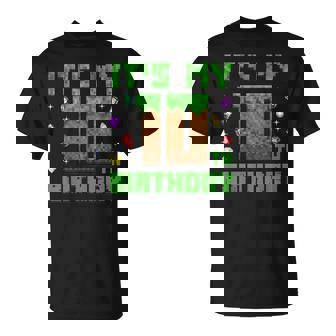 Birthday Boy It's My 10Th Birthday Gamer Pixel Number T-Shirt - Thegiftio UK