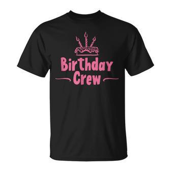 Birthday Crew T-Shirt - Geschenkecke