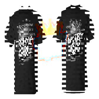 Birthday King With Crown Happy Birthday Party T-Shirt - Monsterry