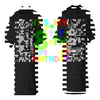 Birthday Sprunki Party Decorations 8 Year Old Girls Boys T-Shirt - Monsterry