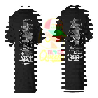 Black Queen Woman Black History Month T-Shirt | Mazezy