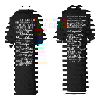Black History Month What We Learn From Black History T-Shirt - Seseable