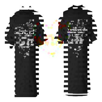 Blessed To Be Called Lita Grandma Lita Grandmother T-Shirt - Monsterry