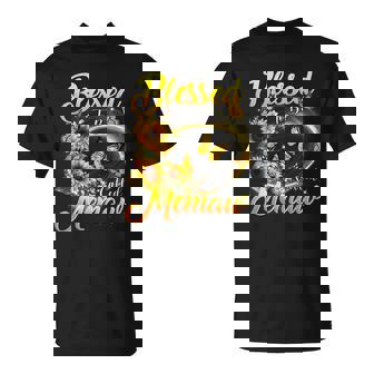 Blessed To Be Called Memaw Shirt Sunflower Lovers Grandma T-Shirt - Monsterry