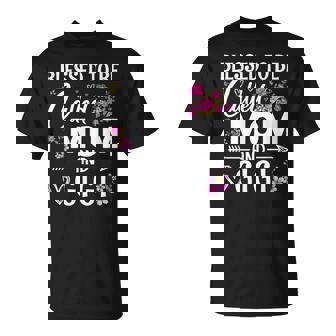 Blessed To Be Called Mom And Gigi Mother's Day Floral Women T-Shirt | Seseable UK