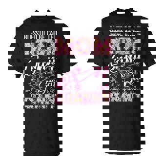 Blessed To Be Called Mom Granny And Great Granny T-Shirt - Monsterry