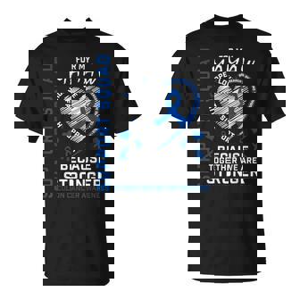 Blue Colon Cancer Awareness Mamaw Support Squad Colorectal T-Shirt | Mazezy