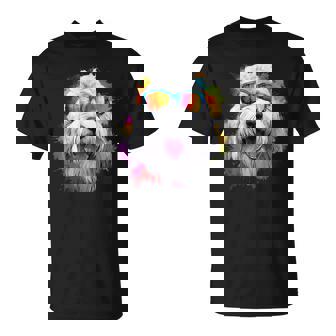 Bobtail Perro Raza Antiguo Pastor Inglés Camiseta unisex - Regaloses