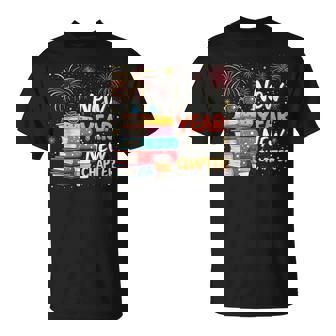 Book Lover New Year New Chapter Happy New Year 2025 T-Shirt | Mazezy