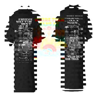 Boots On The Ground Junenth Cowgirl Where Them Fans At T-Shirt | Mazezy