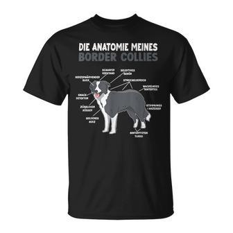 Border Collie Anatomie Collie Dog Holder S T-Shirt - Geschenkecke