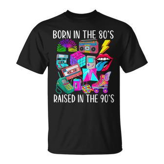 Born In The 80'S Raised In The 90'S & 1990S Vintage T-Shirt - Thegiftio UK