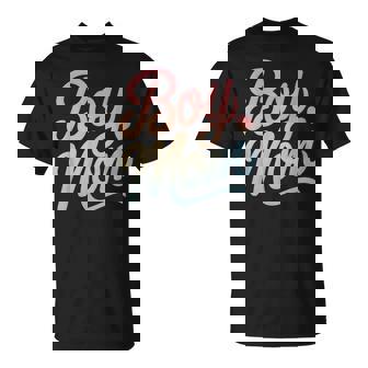 Boy Mom Son Family Mother's Day Mama Of Boys Tie Dye T-Shirt - Seseable