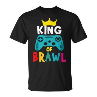 Brawl King Gamer Brawler Brawl T-Shirt - Geschenkecke