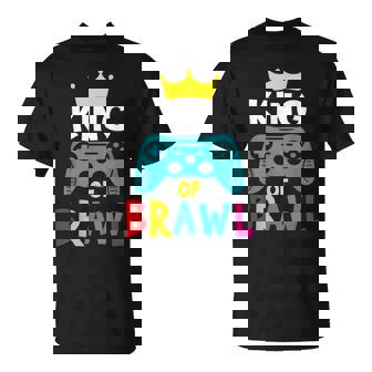 Brawl King Gamer Gaming Brawler Brawl T-Shirt - Monsterry